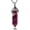 Purple Fluorite, variant on Natural Dark Amethyst Gemstone Hexagonal Pointed Reiki Chakra Pendant Necklace 20"