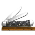 thumbnail image 3 of Case XX Knives Trapper Skulls Gray Bone Stainless Pocket Knife, 3 of 4