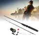 thumbnail image 4 of Combo De Caña De Pescar Y Carrete Giratorio, Fácil De Lanzar, Aparejos De Pesca De Carbono Fuerte, Anzuelo De Pesca Y Flotador Para Agua Dulce YLSHRF Fishing Rod and Spinning Reel Combo, 4 of 8