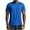 Blue, variant on Xihbxyly Mens Dress Shirts Soft Fitted Tees Crew Neck Short Sleeve Quick Dry T Shirt Mens Casual Shirts Solid Slim Fit Casual Tops Casual for Running