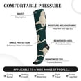 thumbnail image 3 of Bixox Flying Swans Print Compression Socks,Compression Socks Women & Men Circulation for Medical,Running,Athletic, 3 of 7
