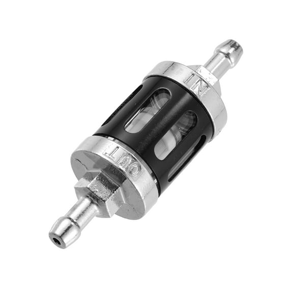 Unique Bargains Black Universal 8mm Fuel Filters Engine Inline Gas Fuel Line Filter Replacement for Motorbike Dirt Bike