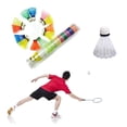 thumbnail image 2 of CEORPER Sport Entertainment For Player Play Plastic Badminton EVA Head Badminton Set, 2 of 15