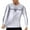 Silver, variant on Button Down Shirts for Men Bright Round Neck Youth Trend Slim Long-sleeved T-shirt Color Bottoming,Silver