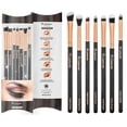 thumbnail image 1 of Juego de brochas de maquillaje para ojos, 7 brochas sintéticas suaves para mezclar sombra de ojos, para mezclar sombra de ojos, delineador de ojos, pliegues de cejas, larga duración, aplicar un mejor, 1 of 1