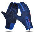 thumbnail image 1 of Guantes de Ciclo Con Cremallera Guantes de Deportes Térmicos Impermebles Con Pantalla Tálil para el Esquí de Senderismo, 1 of 7