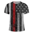 thumbnail image 5 of Birdeem Mode Hommes T-Shirt Décontracté à Manches Courtes Col Rond Imprimé Blouse, 5 of 5