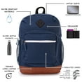 thumbnail image 4 of Jetstream Multicompartment School Backpack, Back Pack with Insulated front pocket, 4 of 9