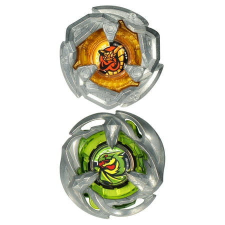 Beyblade X Gale Wyvern and Tail Viper Dual Pack Orange and Green Battling Top Set, Ages 8+