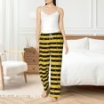 thumbnail image 6 of Lsque Striped With Bees Print Women's Pajama Pants, Lounge Pant - Comfortable Home Wear,Elastic Waistband, Stylish Design-XX-Large, 6 of 9