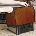 thumbnail image 7 of Daiia Orange Glitter Pattern 2 slice Toaster Cover, Toaster Appliance Dust-proof Cover For Kitchen Small Appliance Dust Cover and Fingerprint Protection, 7 of 7