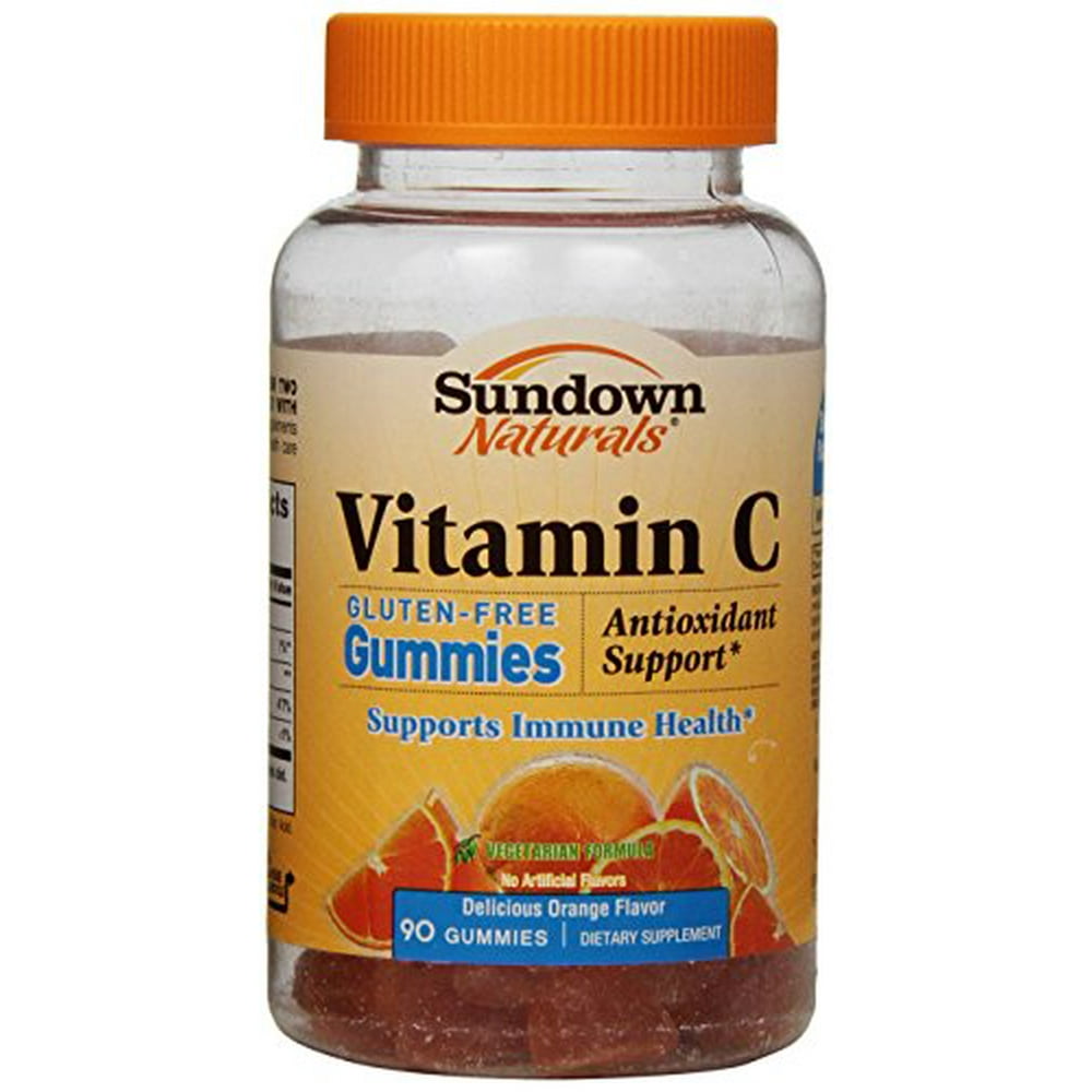 2 Pack Sundown Naturals Vitamin C GlutenFree Gummies 90 Each