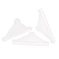 thumbnail image 1 of Unique Bargains PP Corner Protector Triangle 50x6mm for Ceramic, Glass, Metal Sheets Clear 20pcs, 1 of 6