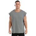 thumbnail image 2 of vastwit T-Shirt à Col Montant pour Homme à Manches Courtes Demi-Col Roulé sous-Vêtement Décontracté Basique Ajusté Léger Uni Gris Foncé C TTG, 2 of 8