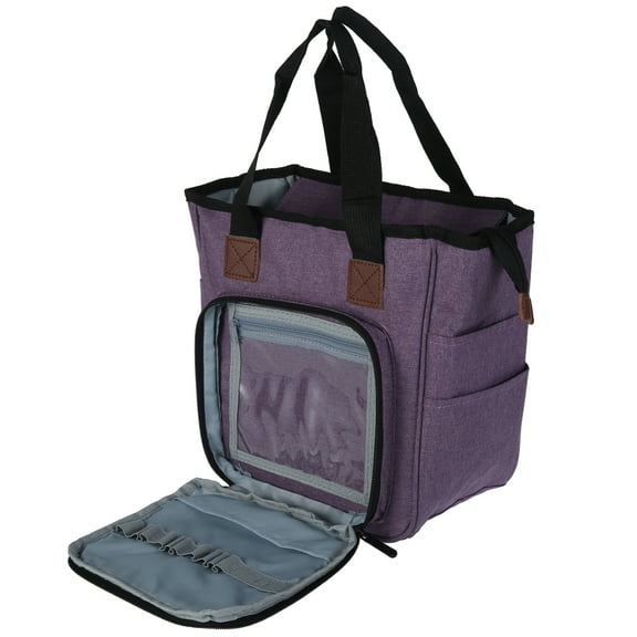 Adifare Knitting Storage Bag Case Wool Crochet Hooks Thread Sewing Kits Organizer Bag