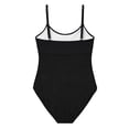 thumbnail image 5 of Weebloom One Piece Swimsuit For Girls High Waist Swimwear For Youth With Adjustable Straps And Padding Elegant Hollow Design Summer Swimwear Bathing Suit Swimsuits For Girls Black 11-12 Y, 5 of 6