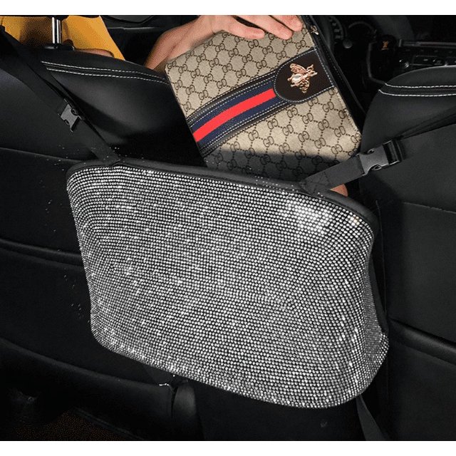 Funda de bolso Interseat para mujer (color), organizador de asiento de automóvil Strath, bolso de cuero, para guardar teléfono celular y billetera