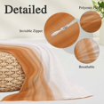 thumbnail image 6 of Orange White Ombre Body Pillow Cover, Pillowcase Protectors with Zipper, Breathable Decorative Throw Pillow Case Cover, Farmhouse Retro Simple Striped Art Pillow Shams for Couch Sofa 24x36Inch, 6 of 8