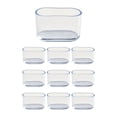 thumbnail image 3 of EchoBliss 10 X Tapa De Goma Para Patas De Silla Cubiertas Ovaladas Muebles Pies De Mesa Protectores De Piso, 3 of 11