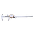 thumbnail image 3 of Measuring Caliper, Dimension Caliper Silver Sliding Jaws Steel Accuracy 0.02mm  For Auto Mechanic For Mechanic For Woodworking For Metal Processing, 3 of 8