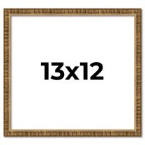 13x12 Frame Gold Kingsley Distressed Solid Wood Picture Frame Width 0.75 Inches | Interior Frame