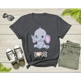 thumbnail image 4 of I Love Elephant Cute Elephant Love Cute Animal for Women Men T-Shirt Animal Lover Gift T Shirt for Teenagers Kids Boys Girls Teens Tshirt, 4 of 8
