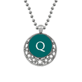 thumbnail image 1 of Currency Symbol Guatemala Quetzal GTQ Necklaces Pendant Retro Moon Stars Jewelry, 1 of 3