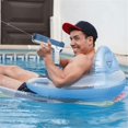 thumbnail image 3 of 100% nuevas pistolas de agua eléctricas para niños, pistolas de chorro automáticas 2023, juguete de agua para piscina de verano fiesta en la playaBlueC, 3 of 4