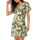 thumbnail image 2 of Balery Jungle Animals Camisón de manga corta con cuello redondo para mujer, cómodo y elegante., 2 of 6