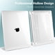 thumbnail image 5 of Dongke Compatible Con Macbook Air De 13 Pulgadas Funda 2021 2020 2019 2018 Versión M1 A2337 A2179 A1932 Funda Rígida Para Macbook Air De 13 Pulgadas Con Pantalla Retina Compatible Con Touch Id - Crist, 5 of 5
