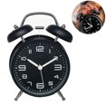 thumbnail image 2 of Reloj despertador de doble campana con luz nocturna, esfera grande de 4 pulgadas, Ala analógica de cuarzo, 2 of 5