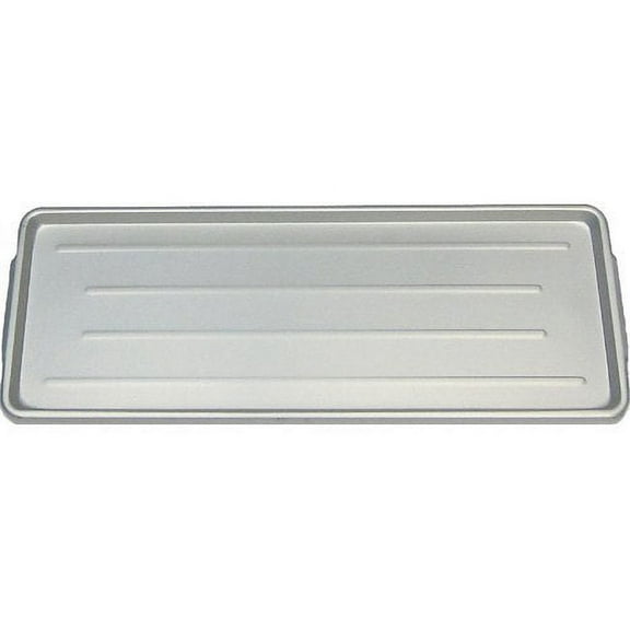 Anodized Aluminum Platter, 10-1/2" x 30 x 3/4"