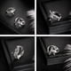 thumbnail image 5 of 2pcs coincidentes pareja anillos thumb círculo anillo abierto envoltura anillo anillo de finger anillo, 5 of 8