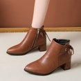thumbnail image 2 of Bottes d'Hiver pour Femmes Cheville Décontractée Intérieur/extérieur, 2 of 9