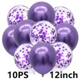thumbnail image 1 of Globos metálicos de látex para el Día de San Valentín, decoración de fiesta de cumpleaños, boda, Baby Shower, oro plateado, corazón, revelación de género, 14 piezas, 10 piezas, 1 of 7