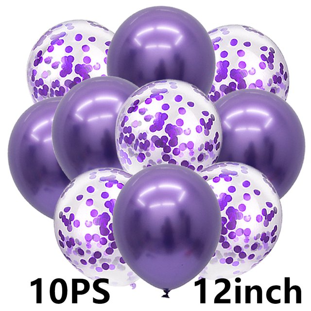 Globos metálicos de látex para el Día de San Valentín, decoración de fiesta de cumpleaños, boda, Baby Shower, oro plateado, corazón, revelación de género, 14 piezas, 10 piezas