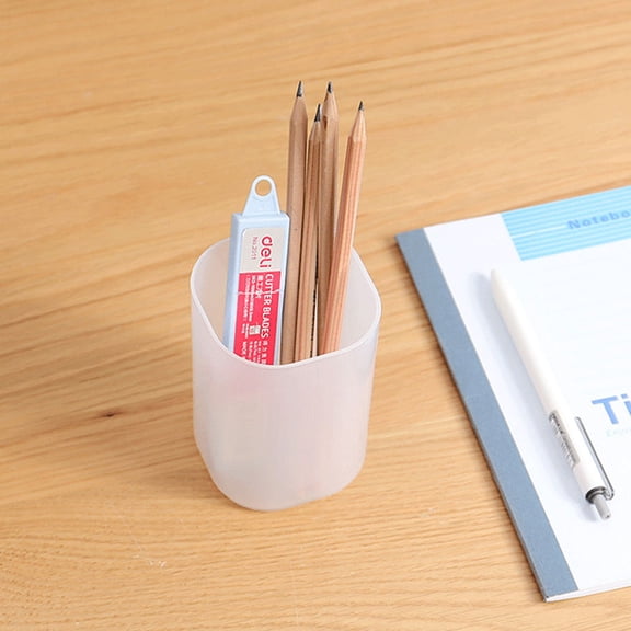 LEORX Desktop Organizer Office Desk Organizer Simple Cylinder Storage 1Set