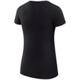 thumbnail image 3 of Women's G-III 4Her by Carl Banks Black Carolina Hurricanes Super-Slim Fit Lightweight Dot Print Team T-Shirt, 3 of 3