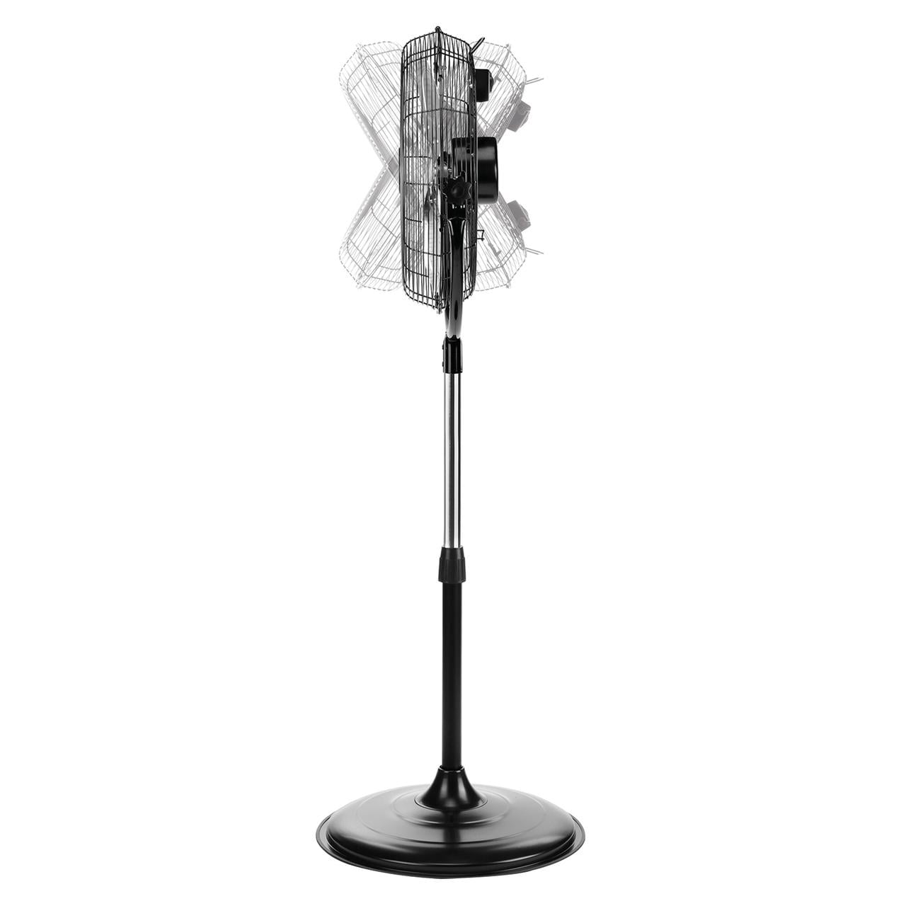 Professional Series 18" Stand Fan, High Velocity, Aluminum Blades Condition New  59 Inches Height