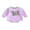 Purple, variant on Wassery Infant Baby Girls Jumpsuit Long Sleeve Round Neck Pumpkin Print Romper Pullovers 3 6 12 18 Months Newborn Halloween Costume