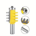 thumbnail image 5 of Rail Reversible Finger Joint Glue Router Bit Cone Tenon Woodwork Cutter Power Tools Wood Router Cutter, 5 of 8