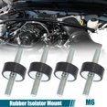 thumbnail image 2 of Unique Bargains 4pcs M6 Car Anti Vibration Rubber Isolator Damper 20x8mm Rubber Bobbin Mount Shock Absorb Mounts, 2 of 6