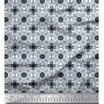 thumbnail image 1 of Soimoi Silk Fabric Swirl & Floral Patchwork Fabric Prints by Yard 42 Inch Wide, 1 of 3