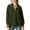 *Army Green, variant on ClodeEU Women's Half Zip Stand Collar Long Sleeve Sweatshirt,Casual Loose Solid Pullover Top Army Green,Women's Plus L