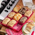 thumbnail image 1 of 9 Cavity Rectangle Silicone Cupcake Bread Mold Baking Cake Pan Soap Mold DIY Chocolate Soap Bakeware Tray, 1 of 5