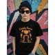 thumbnail image 3 of Boys Halloween Pumpkin Robot Graphic T-Shirt, Black Casual Style Halloween Shirts With Robot and Pumpkin, Girls/Boys Fall Clothes, Round Neck Short Sleeve T-Shirt, 3 of 7