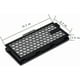 thumbnail image 2 of 3-pcs Sf-aa50 Replacement Filters For Miele S4000,s5000,s6000,s8000,cat And Dog S5260 S5261 Tt5000 Sf-aac50, Complete C2,c3, Compact C1, C2 Series Vac, 2 of 5