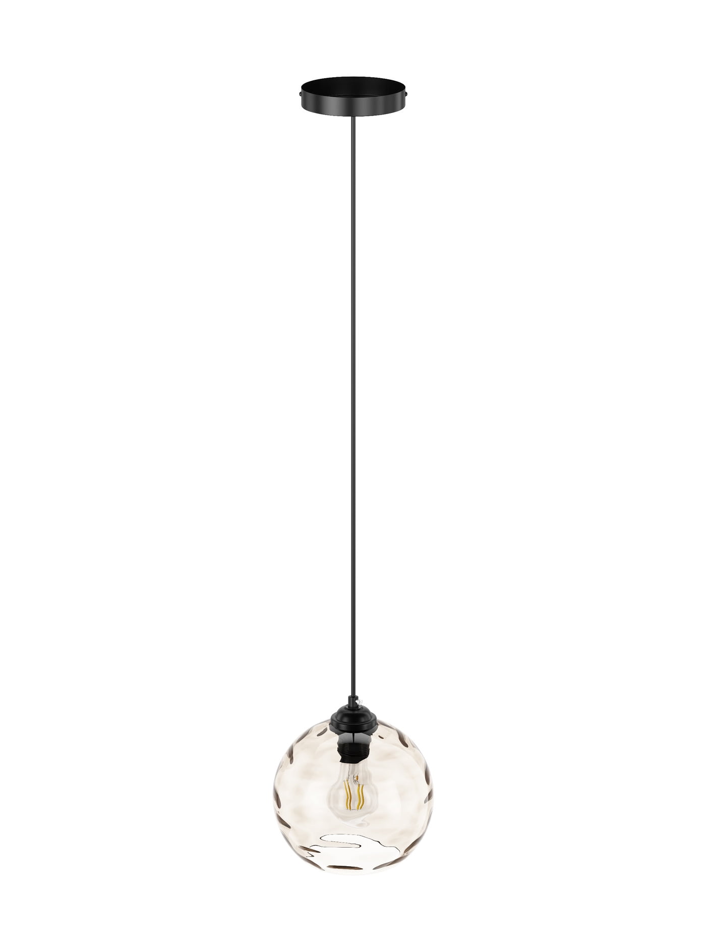 Aiwen Clear Glass Crystal Pendant Light Modern Home Light Fixture For Hallway Kitchen Island Living Room