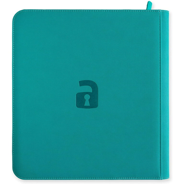 Vault X Zip Binder - 12-Pocket Trading Card Holder with Sleeves for TCG &  Sports Cards (Teal) - Walmart.com