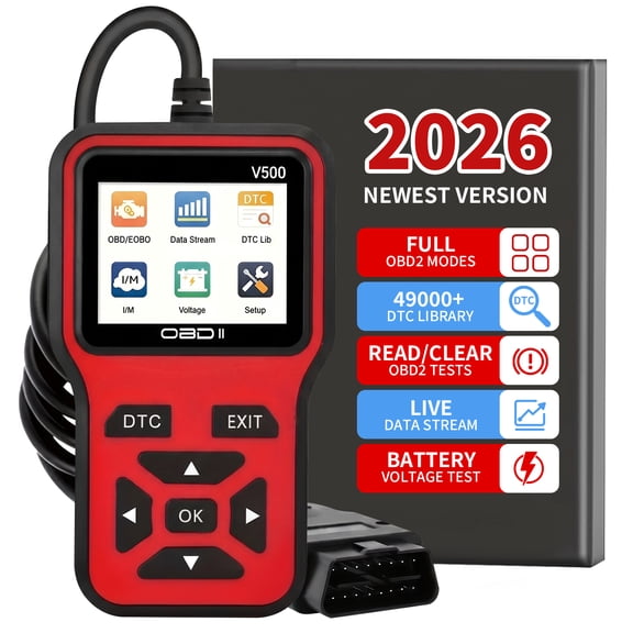 OBD2 Scanner Diagnostic Tool, Code Reader, Auto Diagnostic Tool for Check Engine Light, Car Scanner for All Vehicles since 1996 (2.8'' HD Screen)